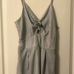 striped romper